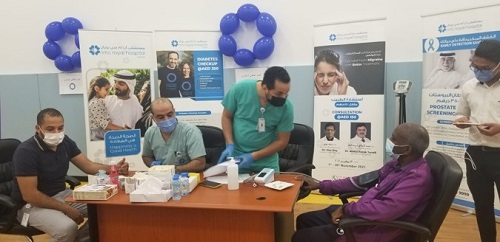 nmc conducted health screening sharjah city for humanitarian services 002