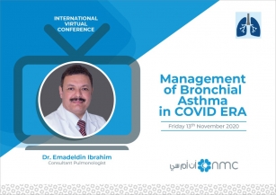 Dr Emadeldin Ibrahim, Consultant Pulmonology, NMC Royal Hospital Sharjah participated in the 04th Dubai International Asthma and COPD Conference as an esteemed speaker