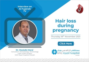 Dr. Mustafa Marai Consultant, Dermatology, Venereology, Laser & Skin Surgery @ NMC Royal Hospital Sharjah gave an interview on Al Fujairah TV.